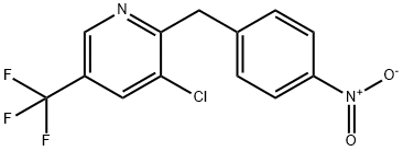 3-CHLORO-2-(4-NITROBENZYL)-5-(TRIFLUOROMETHYL)PYRIDINE Struktur