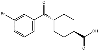 TRANS-4-(3-BROMOBENZOYL)CYCLOHEXANE-1-CARBOXYLIC ACID price.