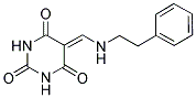 5-{[(2-PHENYLETHYL)AMINO]METHYLENE}PYRIMIDINE-2,4,6(1H,3H,5H)-TRIONE Struktur