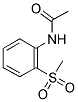 N-(2-(METHYLSULFONYL)PHENYL)ACETAMIDE Struktur