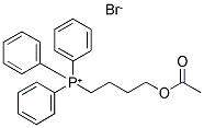 [4-(ACETYLOXY)BUTYL](TRIPHENYL)PHOSPHONIUM BROMIDE Struktur