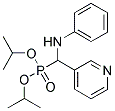 DIISOPROPYL ANILINO(PYRIDIN-3-YL)METHYLPHOSPHONATE Struktur