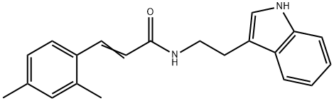 3-(2,4-DIMETHYLPHENYL)-N-[2-(1H-INDOL-3-YL)ETHYL]ACRYLAMIDE Struktur