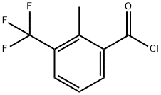 2-METHYL-3-(TRIFLUOROMETHYL)BENZOYL CHLORIDE Struktur