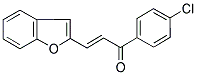 3-(1-BENZOFURAN-2-YL)-1-(4-CHLOROPHENYL)PROP-2-EN-1-ONE Struktur