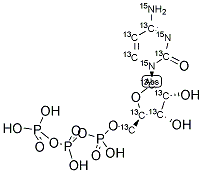 CTP (U-13C9; U-15N3) Struktur