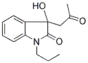 3-HYDROXY-3-(2-OXO-PROPYL)-1-PROPYL-1,3-DIHYDRO-INDOL-2-ONE Struktur