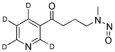 4-(N-METHYL-N-NITROSOAMINO)-1-(3-PYRIDYL-D4)-1-BUTANONE Struktur