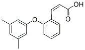 (Z)-3-[2-(3,5-DIMETHYLPHENOXY)PHENYL]-2-PROPENOIC ACID Struktur