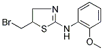 5-(BROMOMETHYL)-N-[2-(METHYLOXY)PHENYL]-4,5-DIHYDRO-1,3-THIAZOL-2-AMINE Struktur