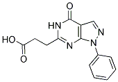 3-(4-OXO-1-PHENYL-4,5-DIHYDRO-1H-PYRAZOLO[3,4-D]PYRIMIDIN-6-YL)PROPANOIC ACID Struktur