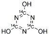 CYANURIC ACID, [2,4,6-14C]- Struktur