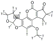 AFLATOXIN B2, [8,9-3H] Struktur