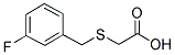 [(3-FLUOROBENZYL)THIO]ACETIC ACID Struktur