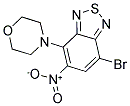 7-BROMO-4-MORPHOLIN-4-YL-5-NITRO-2,1,3-BENZOTHIADIAZOLE Struktur