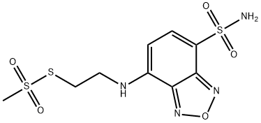 N-[4-(AMINOSULFONYL)-2,1,3-BENZOXADIAZOL-7-YL]-2-AMINOETHYL METHANETHIOSULFONATE Struktur