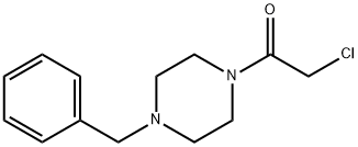 1-(4-BENZYL-PIPERAZIN-1-YL)-2-CHLORO-ETHANONE Struktur