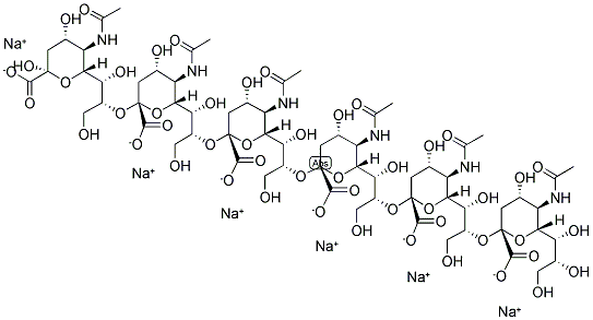 N-ACETYLNEURAMINIC ACID HEXAMER, HEXASODIUM SALT Struktur