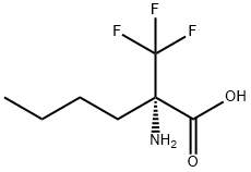 DL-2-(TRIFLUOROMETHYL)NORLEUCINE Struktur