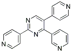 2,5-DI(PYRIDIN-4-YL)-4-(PYRIDIN-3-YL)PYRIMIDINE Struktur