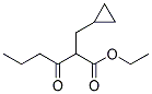 ETHYL 2-(CYCLOPROPYLMETHYL)-3-OXOHEXANOATE Struktur