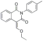 4-ETHOXYMETHYLENE-2-P-TOLYL-4H-ISOQUINOLINE-1,3-DIONE Struktur