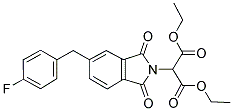 DIETHYL (4-FLUOROBENZYL)-2-N-PHTHALIMIDOMALONATE Struktur