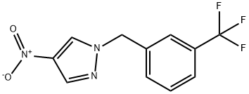 4-NITRO-1-(3-TRIFLUOROMETHYL-BENZYL)-1H-PYRAZOLE Struktur