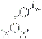 4-[3,5-BIS(TRIFLUOROMETHYL)PHENOXY]BENZOIC ACID Struktur