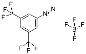 3,5-BIS-TRIFLUOROMETHYLPHENYLDIAZONIUMTETRAFLUOROBORATE Struktur