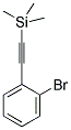 (2-BROMOPHENYLETHYNYL)TRIMETHYLSILANE Struktur