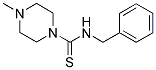 (4-METHYLPIPERAZINYL)(BENZYLAMINO)METHANE-1-THIONE Struktur