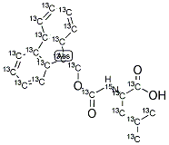 FMOC-LEU-OH [U-13C-15N] Struktur