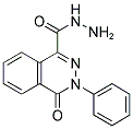 4-OXO-3-PHENYL-3,4-DIHYDROPHTHALAZINE-1-CARBOHYDRAZIDE Struktur