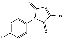 3-BROMO-1-(4-FLUOROPHENYL)-1H-PYRROLE-2,5-DIONE Struktur