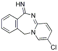 2-CHLORO-11H-BENZO[E]PYRIDO[1,2-A][1,3]DIAZEPIN-6-YLIDENEAMINE Struktur