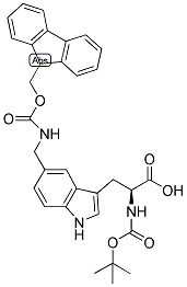 BOC-L-TRP(5-CH2NH-FMOC) Struktur