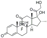 1,4-PREGNADIEN-9-ALPHA-FLUORO-16-ALPHA-METHYL-17,21-DIOL-3,11,20-TRIONE Struktur