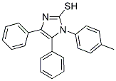 1-(4-METHYLPHENYL)-4,5-DIPHENYL-1H-IMIDAZOLE-2-THIOL Struktur