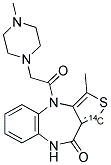 TELENZEPINE [14C] Struktur