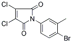 1-(4-BROMO-3-METHYLPHENYL)-3,4-DICHLORO-1H-PYRROLE-2,5-DIONE Struktur