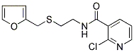 2-CHLORO-N-(2-[(2-FURYLMETHYL)THIO]ETHYL)NICOTINAMIDE Struktur