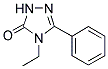 4-ETHYL-5-PHENYL-2,4-DIHYDRO-[1,2,4]TRIAZOL-3-ONE Struktur