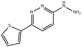 3-HYDRAZINO-6-(2-THIENYL)PYRIDAZINE Struktur