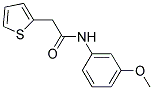 N-(3-METHOXYPHENYL)-2-(2-THIENYL)ETHANAMIDE Struktur