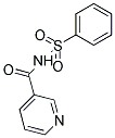 N-(PHENYLSULFONYL)NICOTINAMIDE Struktur