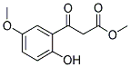 METHYL 3-(2-HYDROXY-5-METHOXYPHENYL)-3-OXOPROPANOATE Struktur