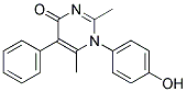 1-(4-HYDROXYPHENYL)-2,6-DIMETHYL-5-PHENYLPYRIMIDIN-4(1H)-ONE Struktur