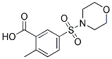 2-METHYL-5-(MORPHOLINE-4-SULFONYL)-BENZOIC ACID Struktur