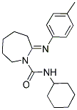 (E)-N-CYCLOHEXYL-2-(P-TOLYLIMINO)AZEPANE-1-CARBOXAMIDE Struktur